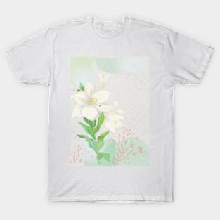 Delicate modern flowers T-Shirt